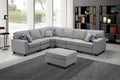 Casanova - 7 Piece Modular L-Shape Sectional Sofa With Ottoman