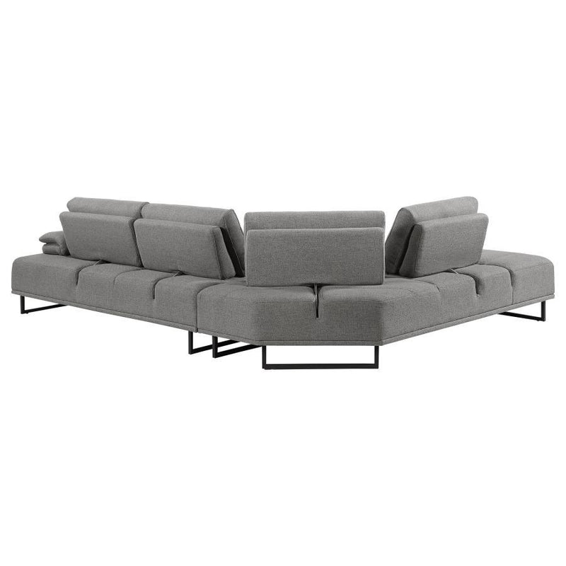 Arden - 2 Piece Adjustable Back Sectional - Taupe