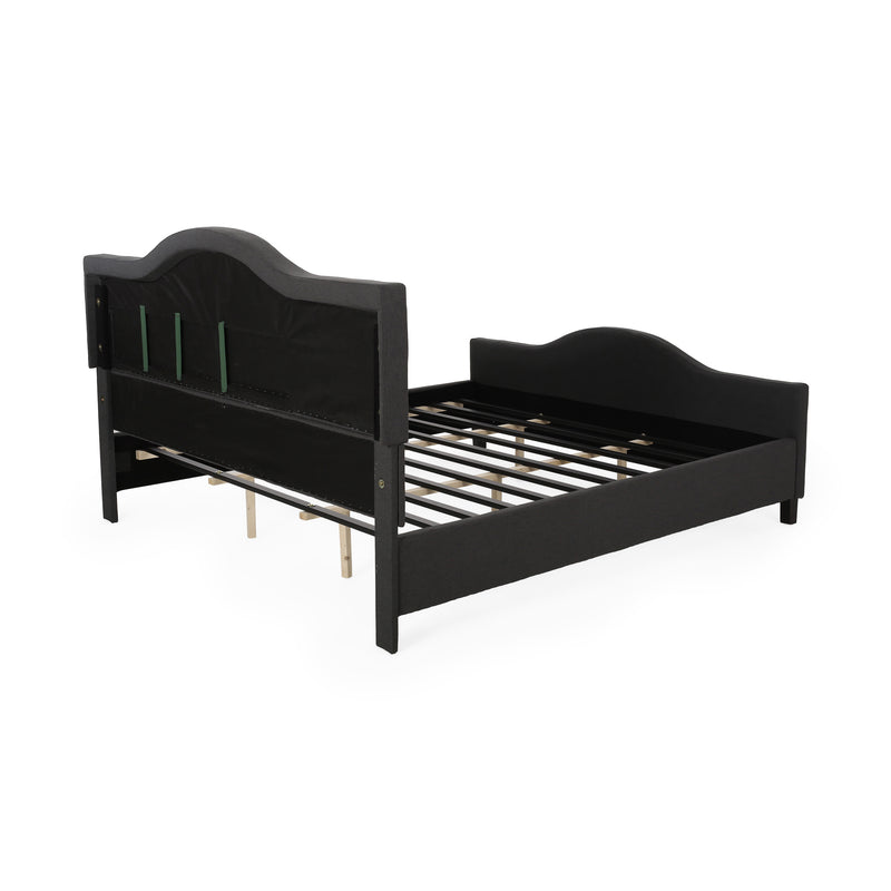 VIRGIL FULLY UPHOLSTERED KING SIZED BED