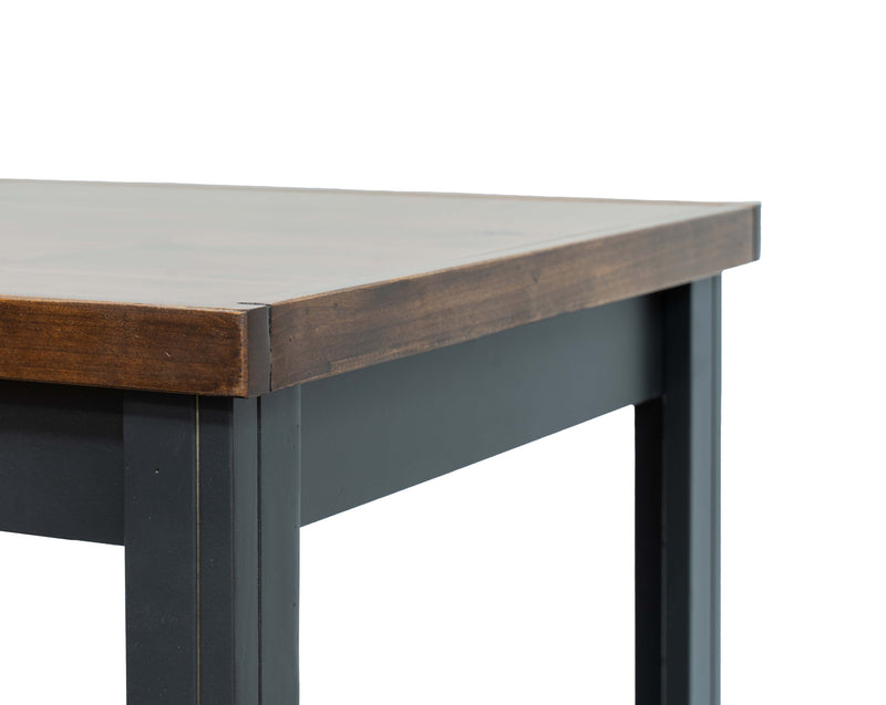 Essex - 48" Coffee Table - Black And Whiskey