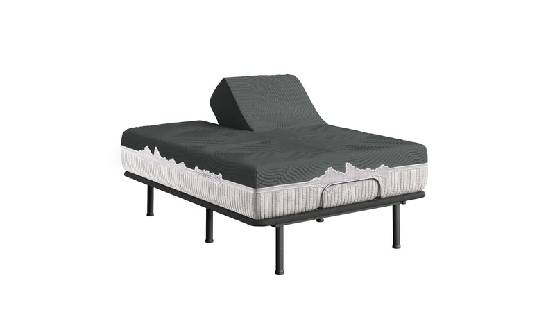 GoodVibeSleep - Calm Flex Head Mattress And Adjustable Base Comfort Ensemble