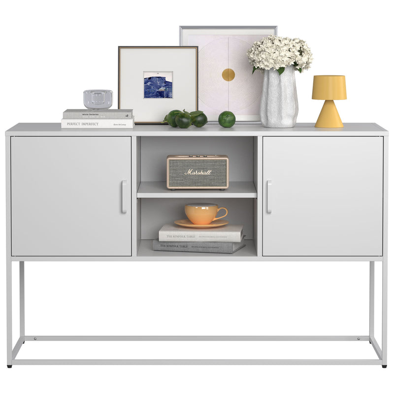 Modern Sideboard Buffet With Plenty Of Storage Space, Anti-Tilt Mechanism, Elegant Handles, Silent Magnetic Closure And Eco-Friendly Finish For Kitchen, Dining Room And Living Room