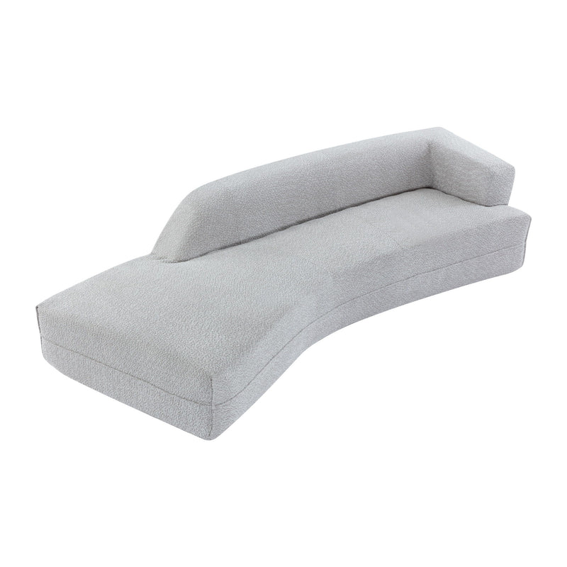 Curved Chaise Lounge Modern Indoor Sofa Couch For Living Room