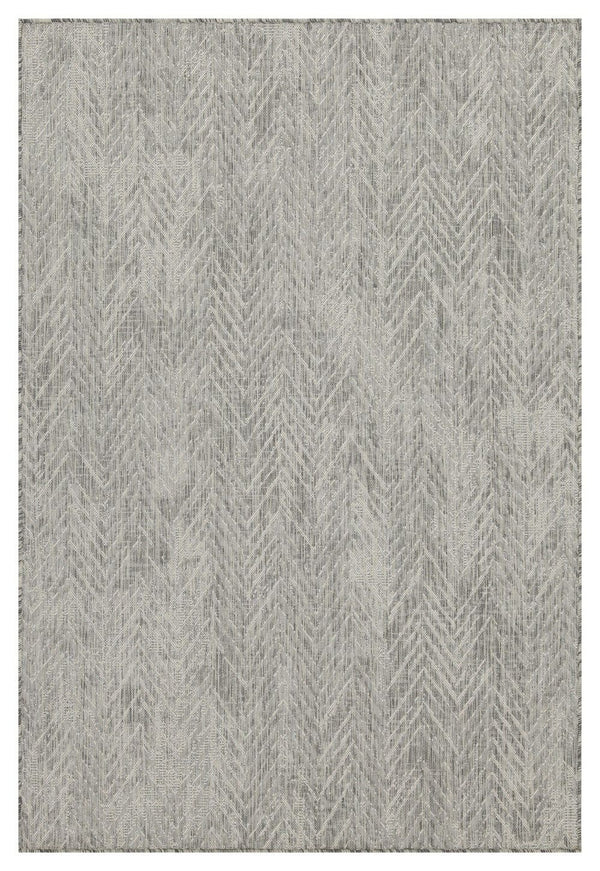 Sunshine - 5'3" X 7'3" Indoor / Outdoor Area Rug - Silver