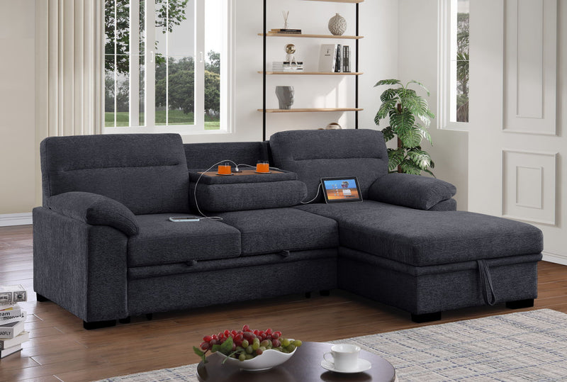 Kipling II - 92.5" Sleeper Sectional Sofa