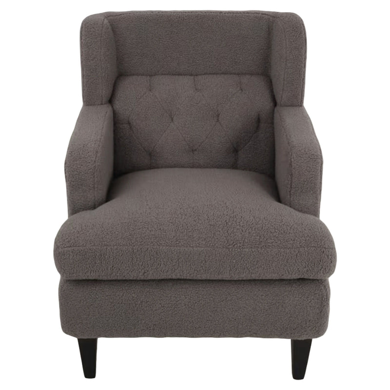 Upholstered Accent Chair Tufted Armchair For Living Room And Bedroom