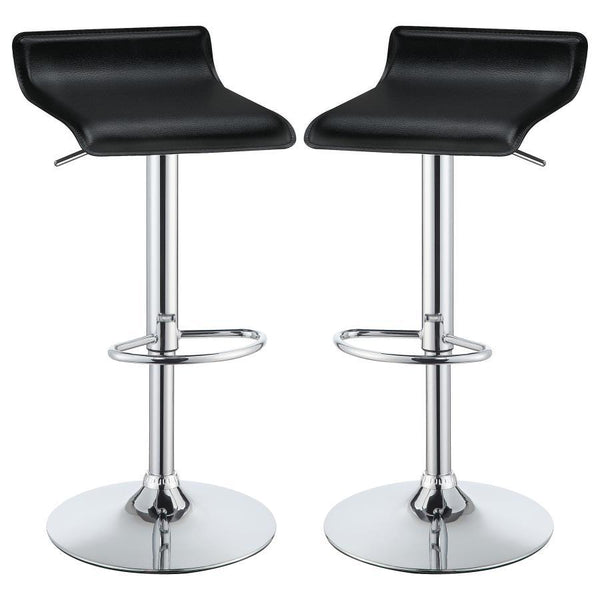 Bidwell - 29″ Upholstered Backless Adjustable Bar Stools (Set of 2)