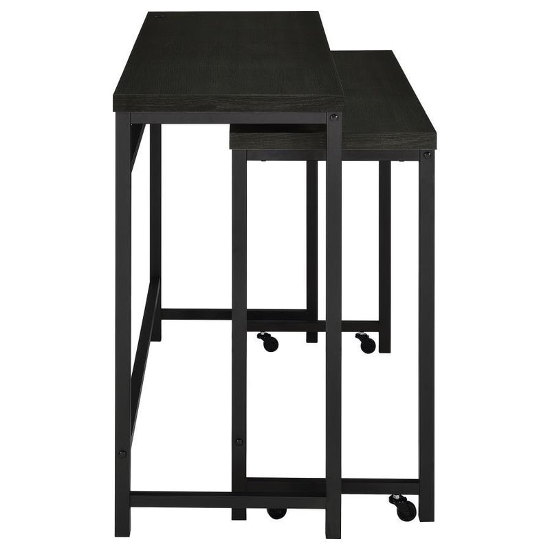 Hawes - 4 Piece Multipurpose Counter Height Table Set - Black