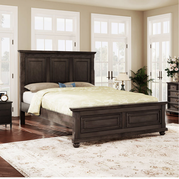 Bed Traditional Town And Country Style Pinewood Vintage