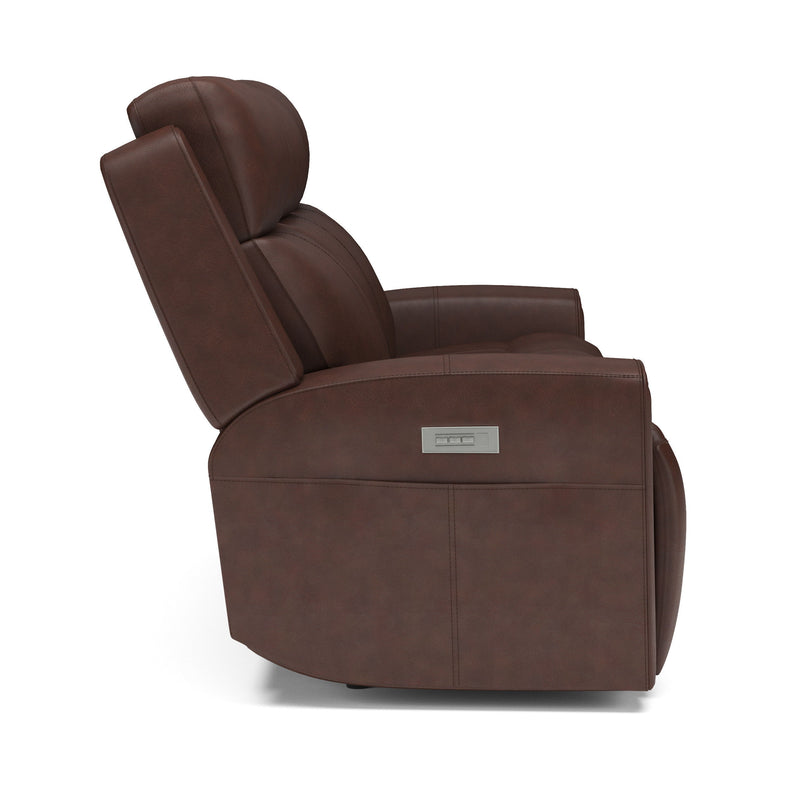 Barnett - Power Reclining Sofa with Power Headrests & Lumbar