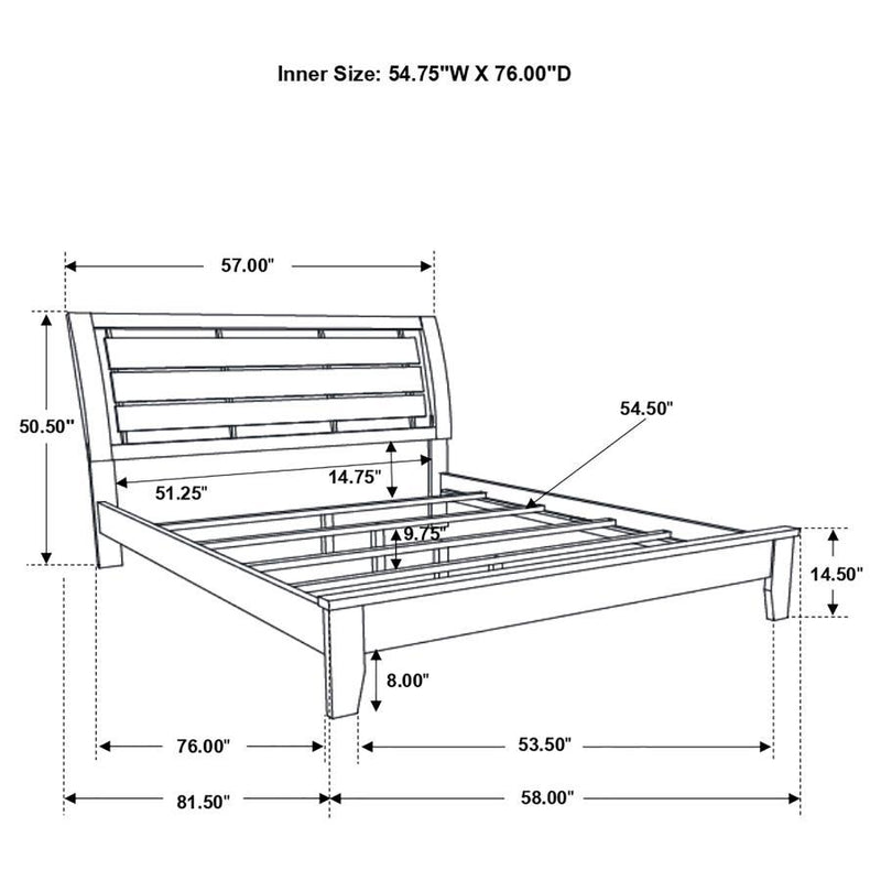 Serenity - Wood Panel Bed