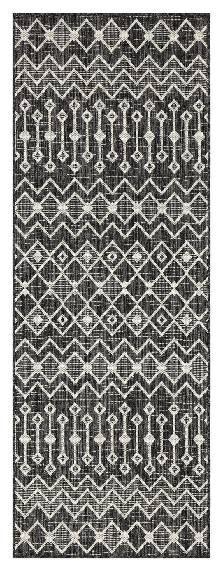 Sunshine - 5'3" X 7'3" Indoor / Outdoor Area Rug - Anthracite