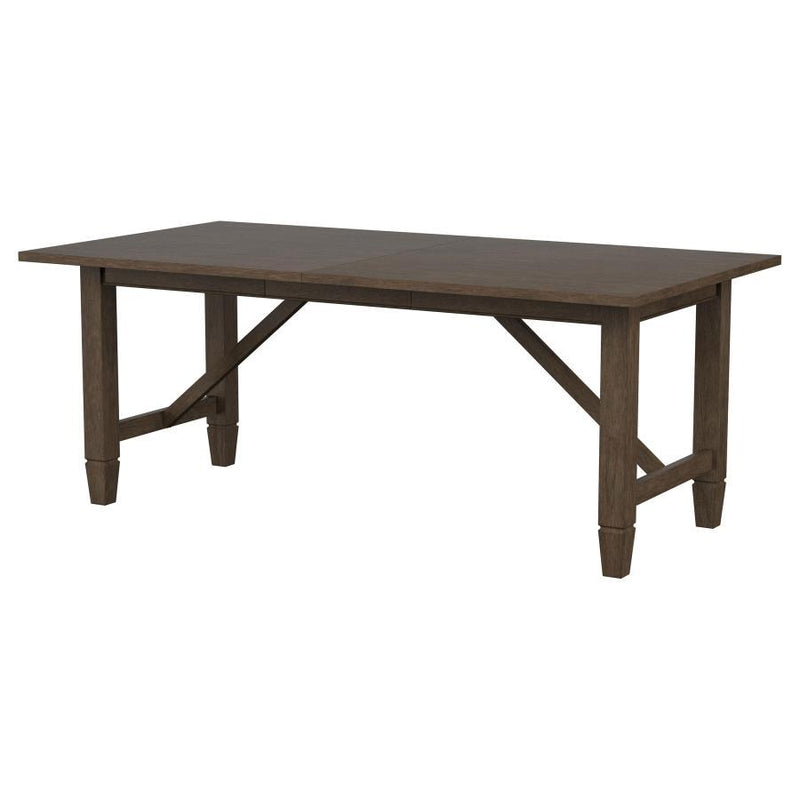 Matisse - Rectangular Dining Table With Removable Extension Leaf - Brown