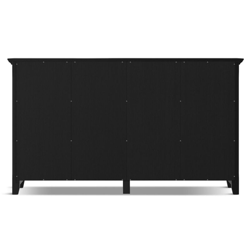 Acadian - 8 Cube Storage Sofa Table - Black