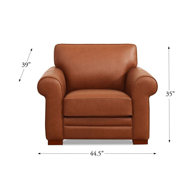 Brookfield - Top Grain Leather Chair