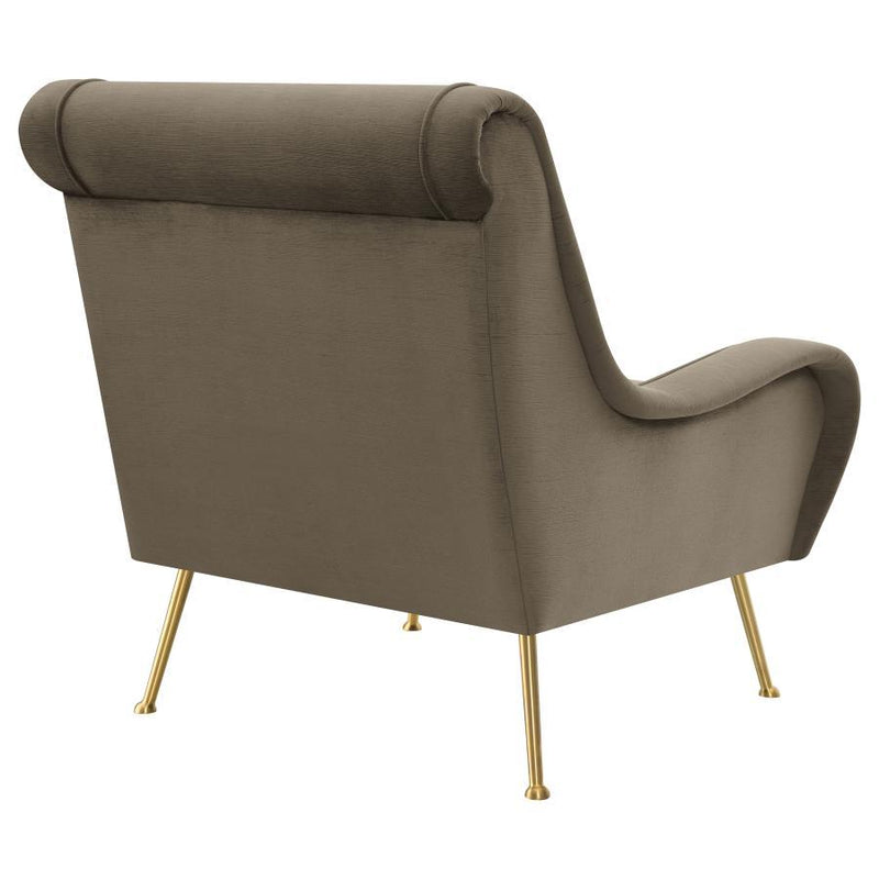 Ricci - Upholstered Saddle Arm Accent Chair