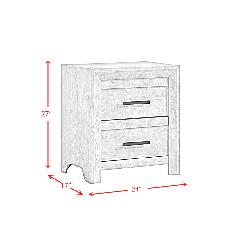 Ellen - Nightstand - White