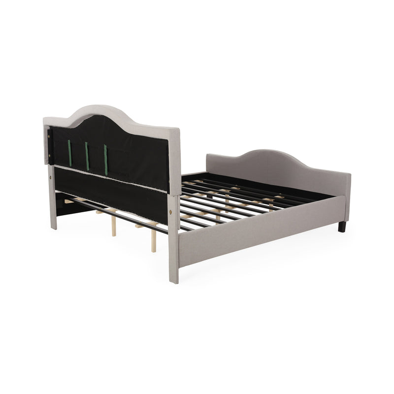 VIRGIL FULLY UPHOLSTERED KING SIZED BED