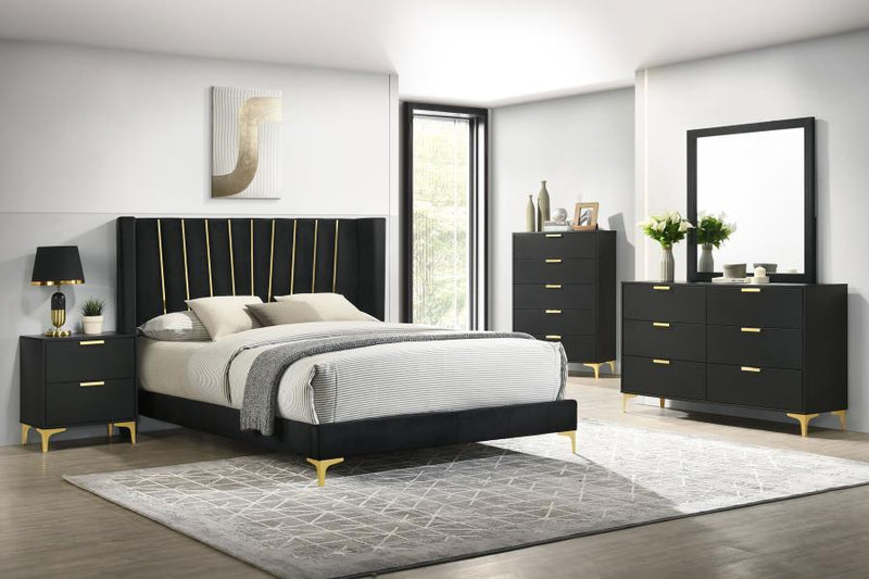 Kendall - Modern Upholstered Panel Bed