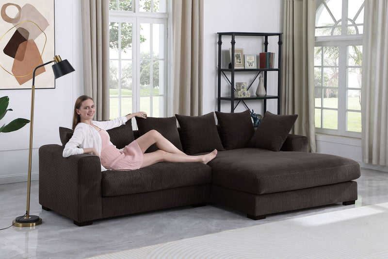 Naomi - 3 Piece Upholstered Sectional