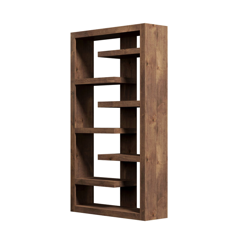 Sausalito - 72" High 6-Shelf Bookcase - Whiskey