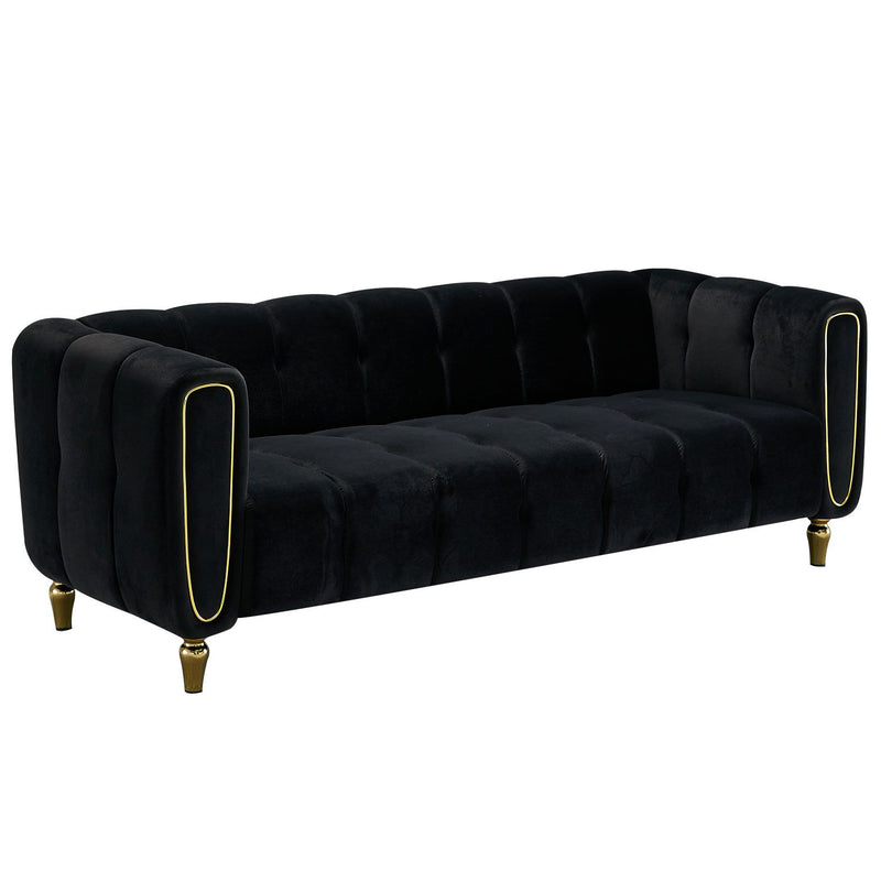 Modern Velvet Sofa For Living Room