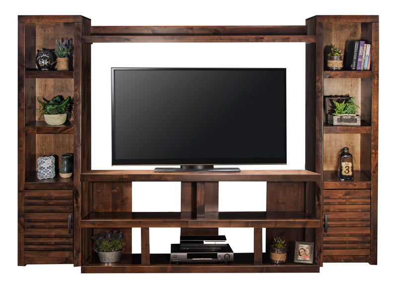 Sausalito - 64" Open Console TV Stand - Whiskey