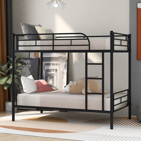 Twin Over Twin Metal Bunk Bed (Black) ( old sku: MF189201BAA )