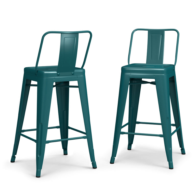 Rayne - 24" Metal Counter Height Stool (Set of 4)