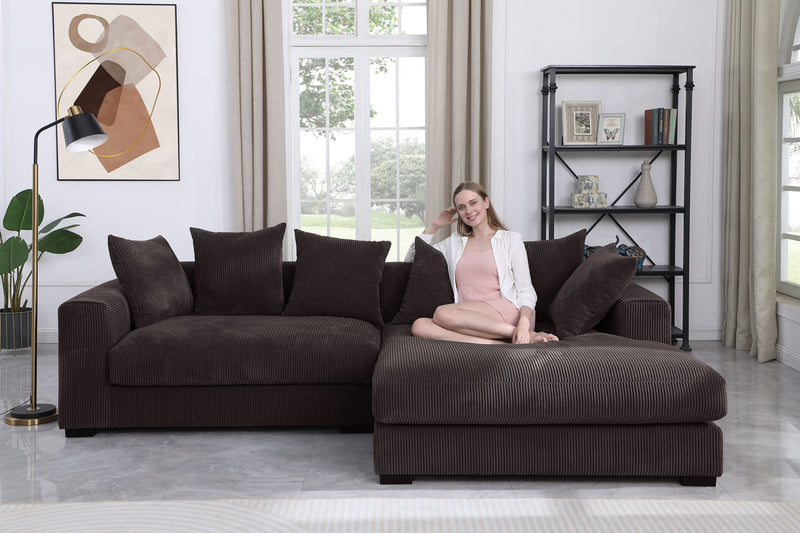 Naomi - 3 Piece Upholstered Sectional