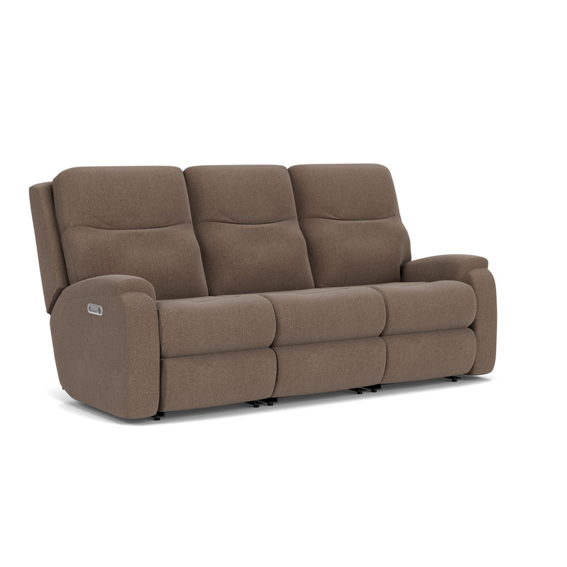 Penn - Power Reclining Sofa with Power Headrests & Lumbar