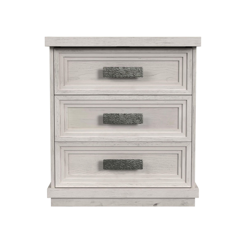 Avalanche - 3-Drawer Nightstand With USB - Antique White