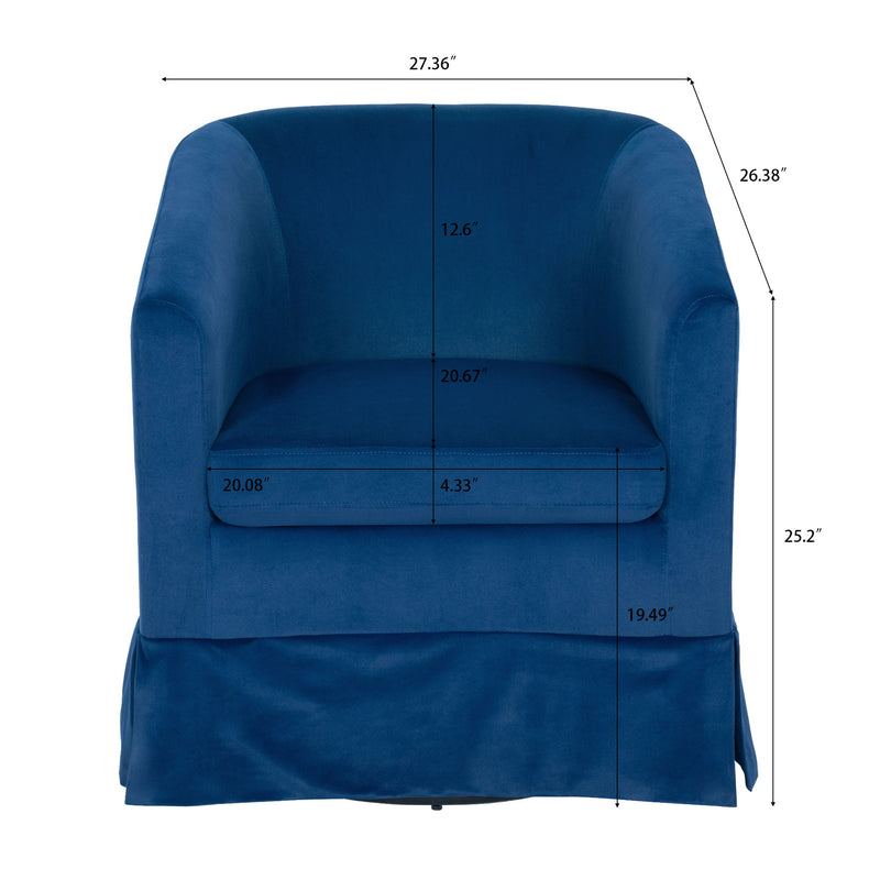 27.36" Wide Swivel Chair