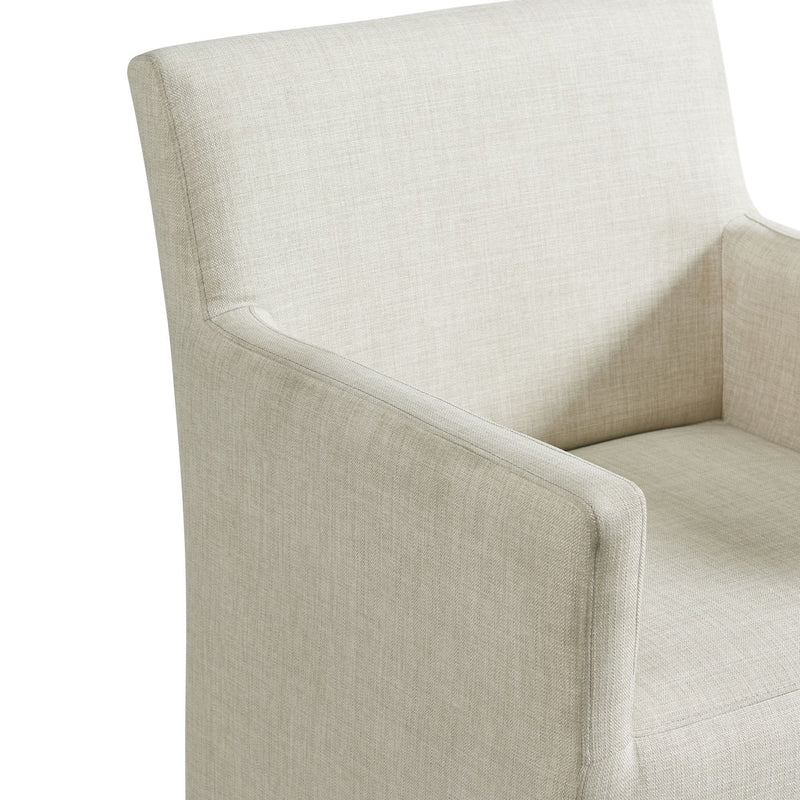 Collins - Dining Arm Chair With Heirloom Taupe Fabric