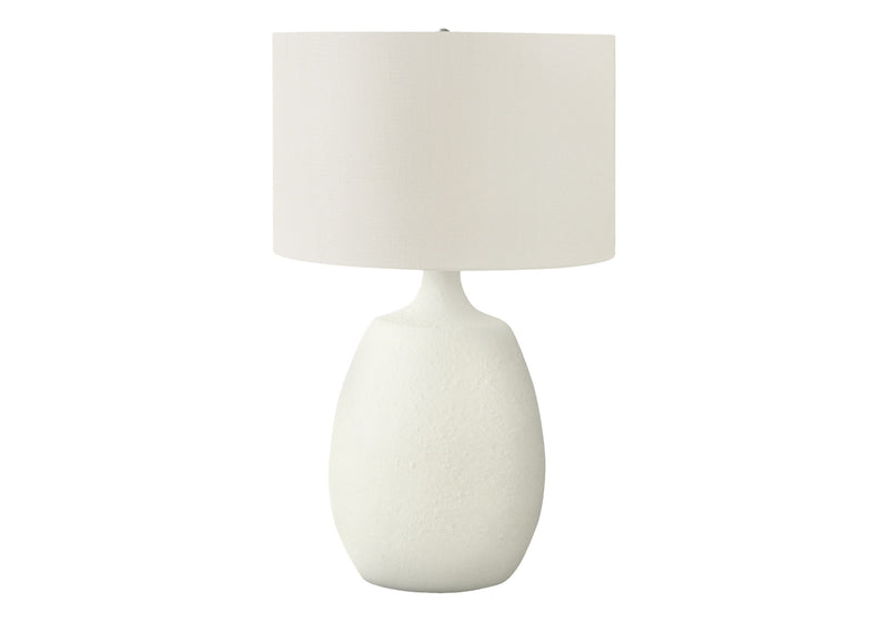 Lighting, Table Lamp, Resin, Contemporary - Cream