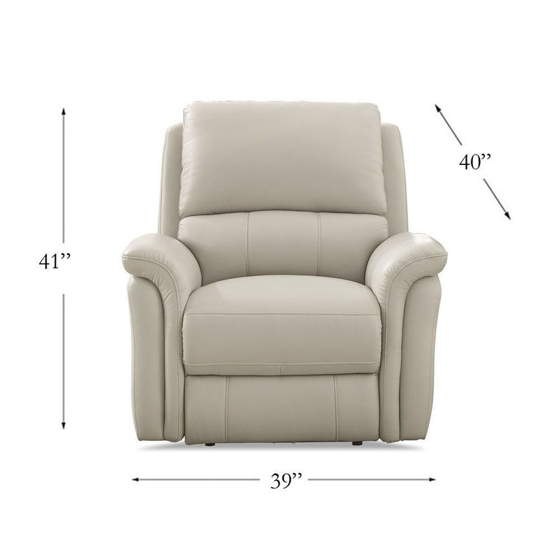 Erindale - Power Headrest Zero Gravity Recliner - Off White