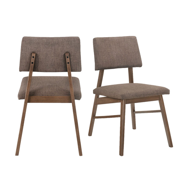 Razor - Standard Height Side Chair (Set of 2) - Walnut