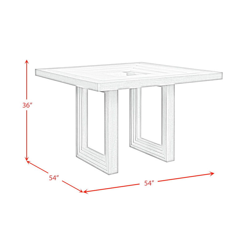 Avalanche - Square Counter Height Dining Set