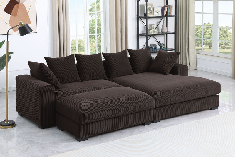 Duke - 4 Piece Upholstered Sectional