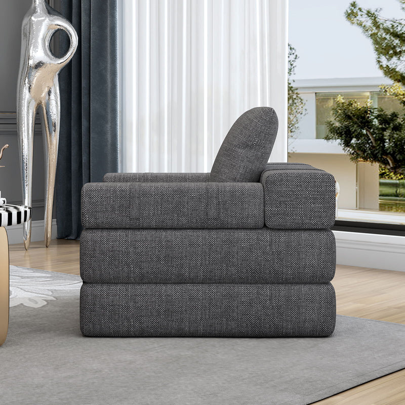 Single Sofa Chair That Converts To A Single Sofa Bed For Living Room, Guest Room, Playroom