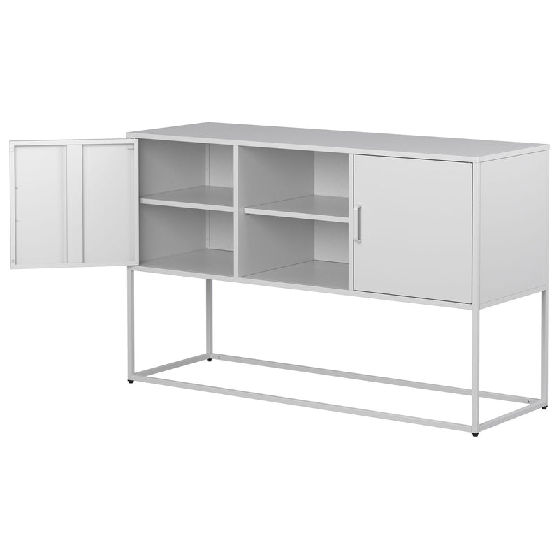 Modern Sideboard Buffet With Plenty Of Storage Space, Anti-Tilt Mechanism, Elegant Handles, Silent Magnetic Closure And Eco-Friendly Finish For Kitchen, Dining Room And Living Room