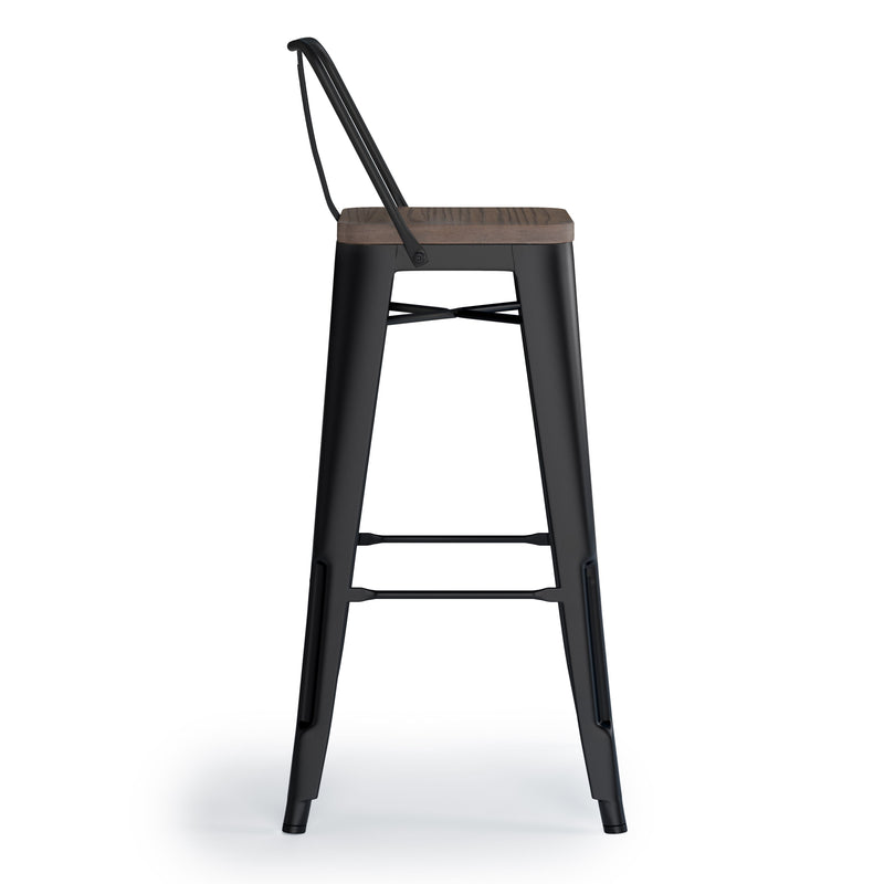 Rayne - 30" Metal / Wood Bar Stool (Set of 2)