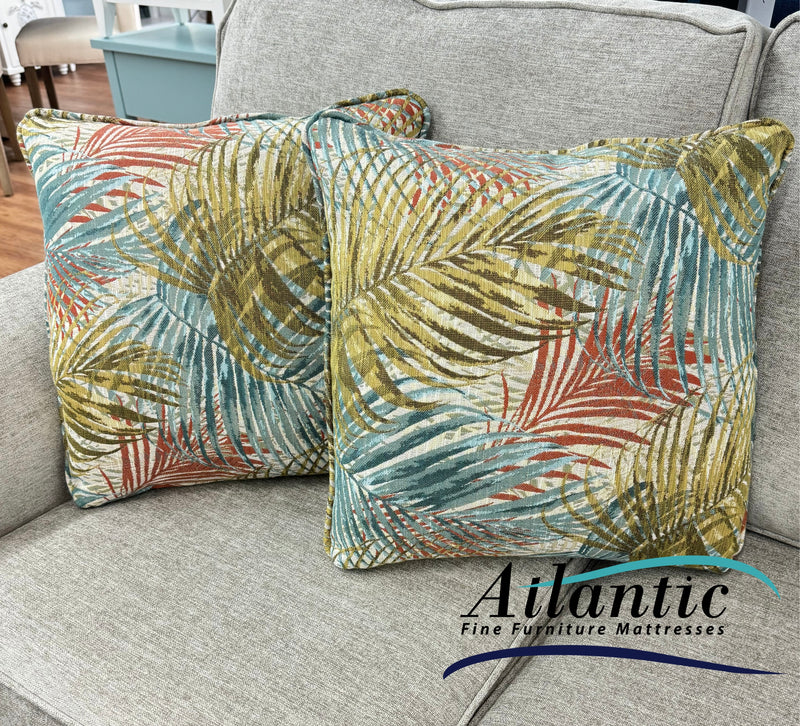 Coastal Throw Pillows- CAPPY SUNSET - Set of Two