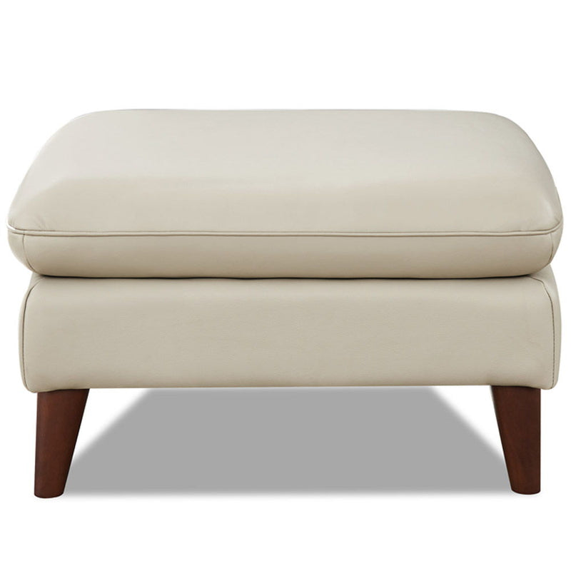 Solana - Leather Ottoman