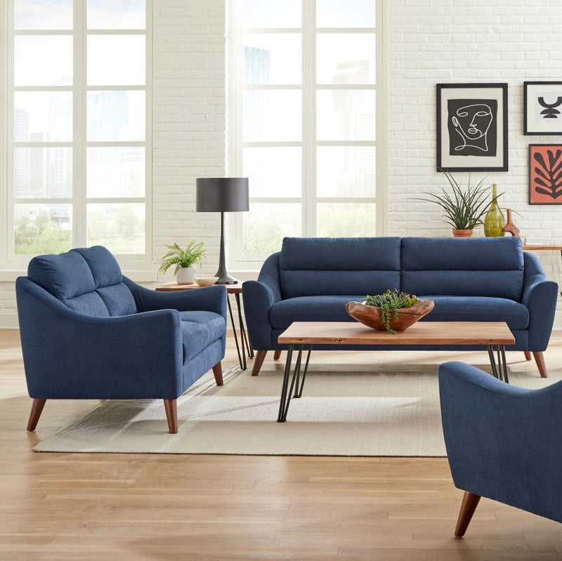 Gano - Upholstered Sloped Arm Sofa Set