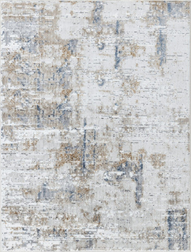 Textures - 5'3" X 7' Area Rug - White