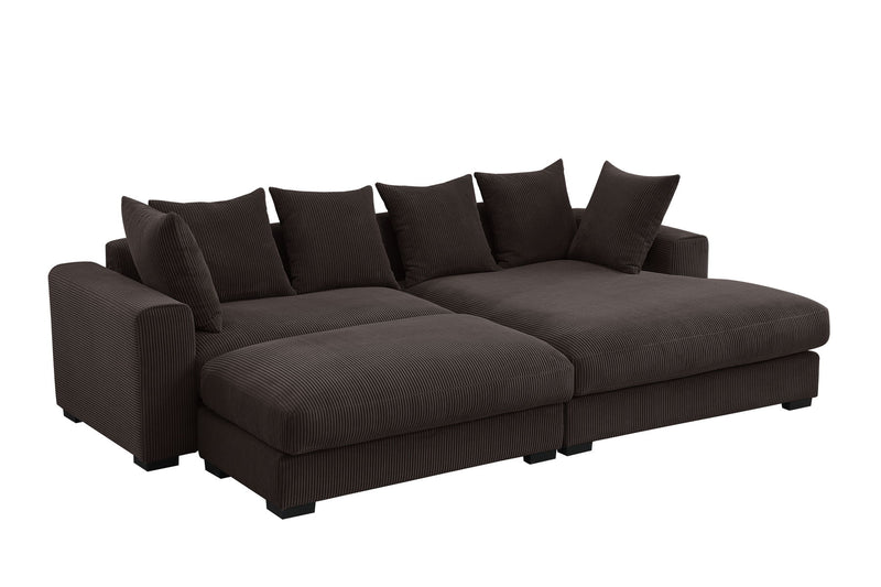 Duke - 4 Piece Upholstered Sectional