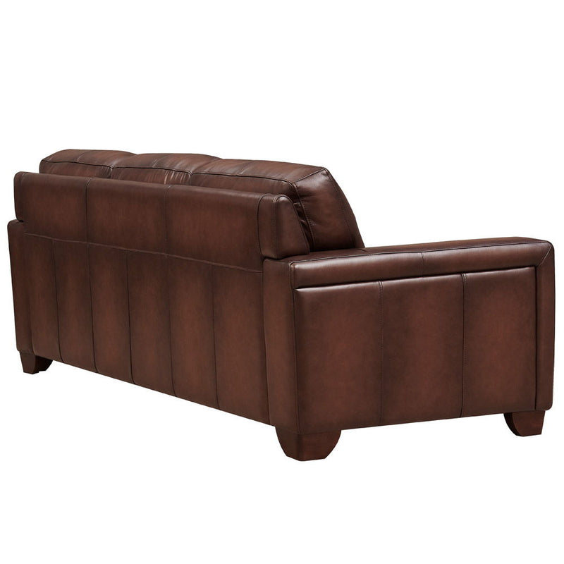 Alice - Leather Sofa - Caramel