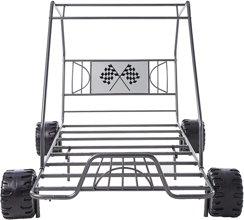 ACME Xander Twin Bed in Gunmetal Go Kart 37640T