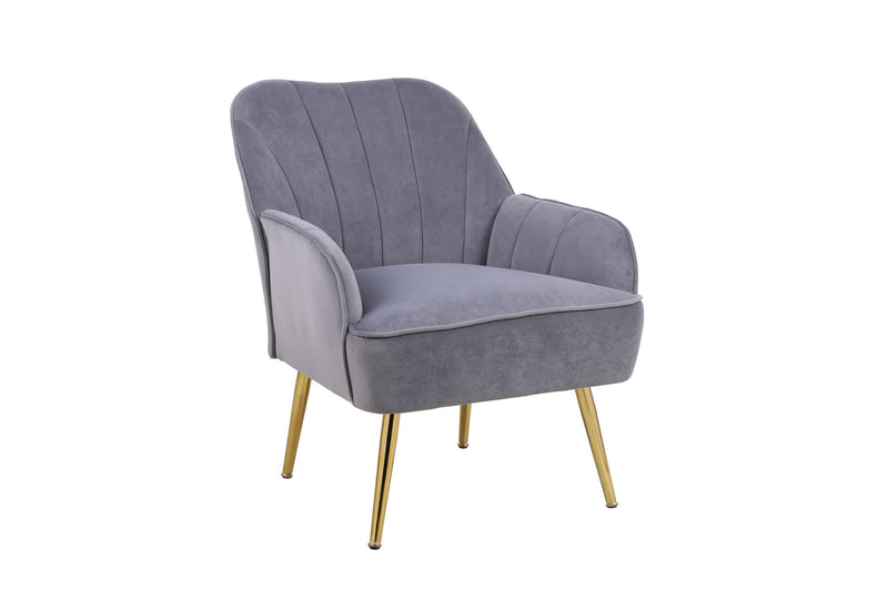 Modern Mid-Century Chair Linen Sherpa Armchair For Living Room Bedroom Office